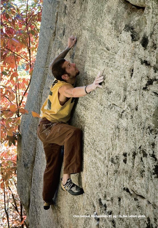 Chris Sierzant climbs Psychosomatic V9 at Little Rock City, TN