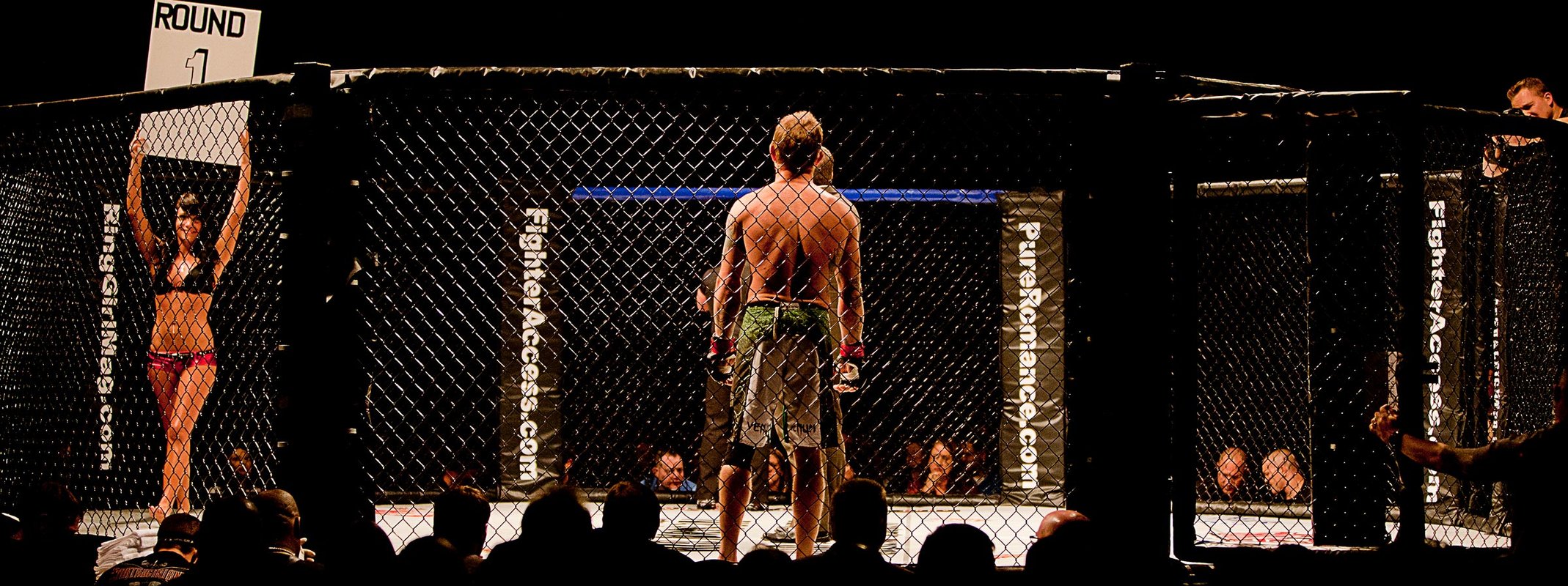 Mixed Martial Arts fighter, Eric Gifford faces off his opponent